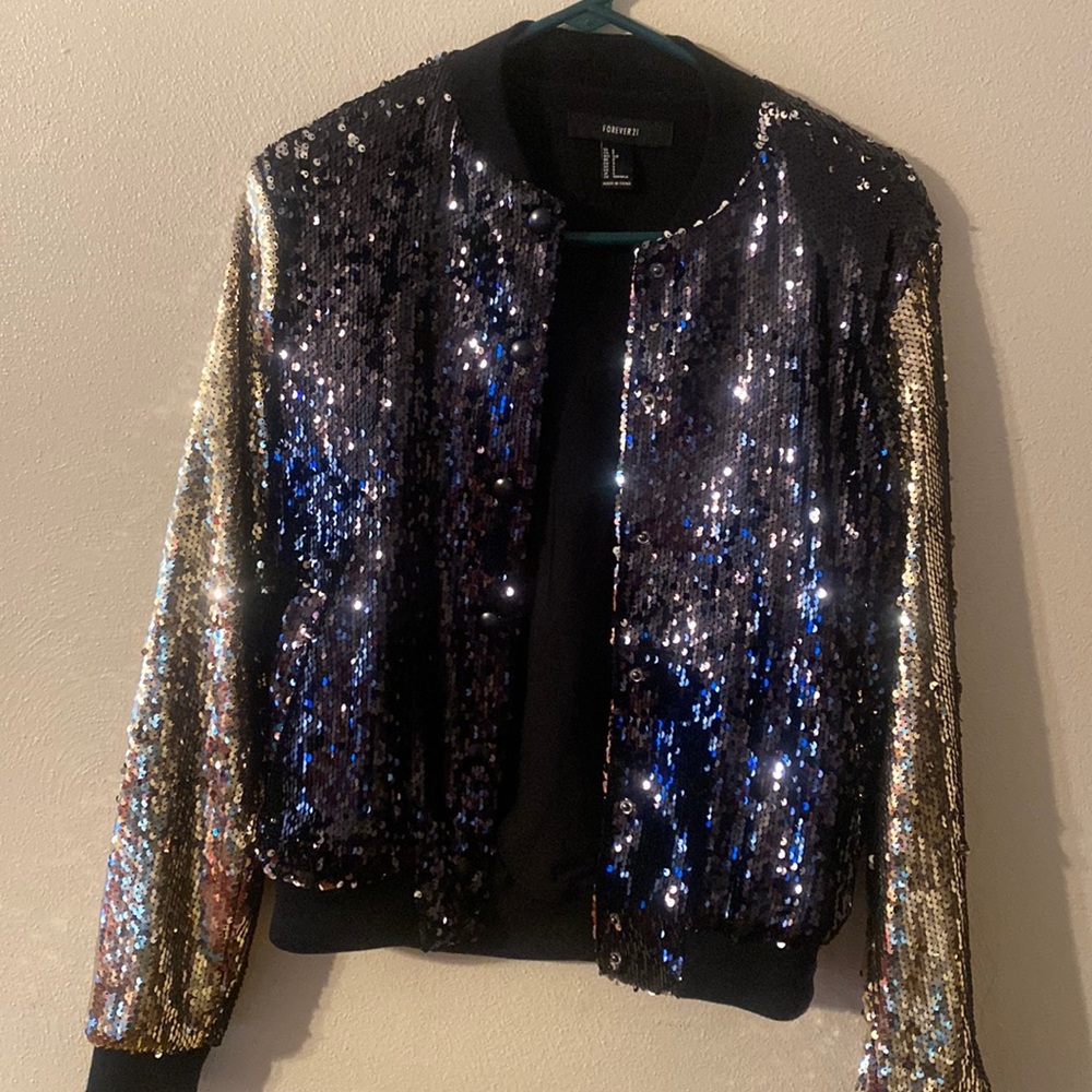 Sequin shirt/jacket